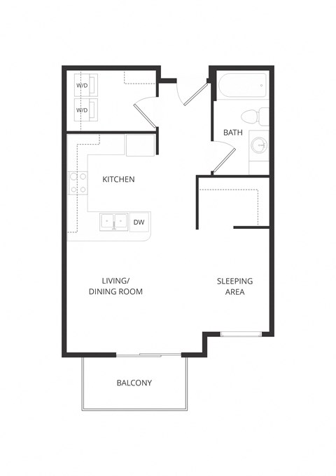 an illustration of a hypothetical floor plan of a house
